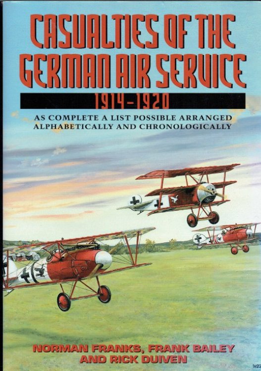 CASUALTIES OF THE GERMAN AIR SERVICE 1914-1920