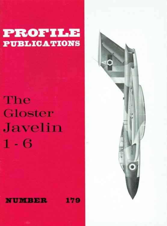 PROFILE PUBLICATIONS NUMBER 179: THE GLOSTER JAVELIN 1-6