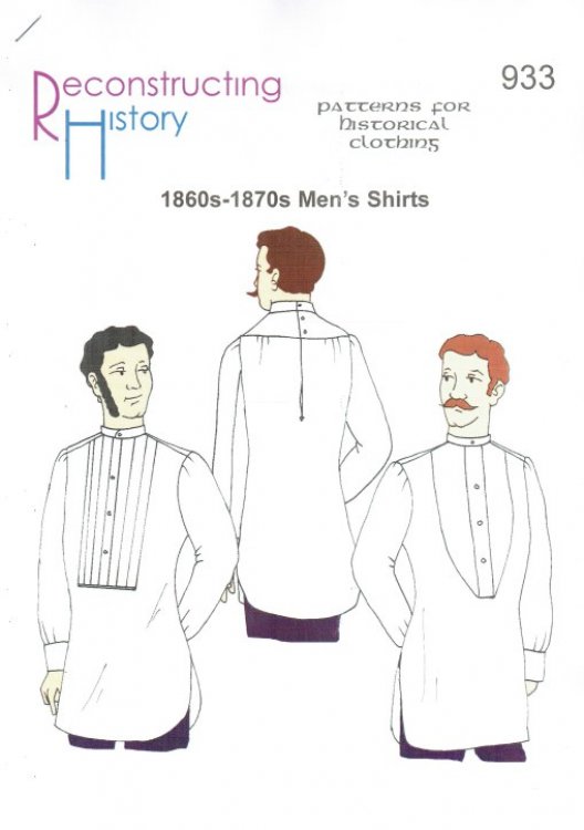 RH933: 1860S-1870S MEN'S SHIRTS