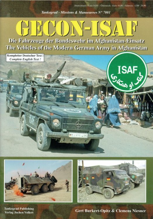 GECON-ISAF : THE VEHICLES OF THE MODERN GERMAN ARMY IN AFGHANISTAN