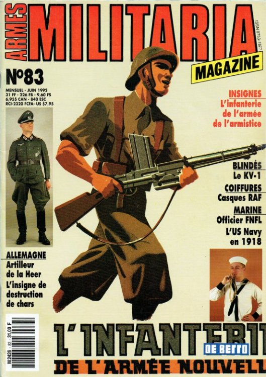 ARMES MILITARIA MAGAZINE NO. 83 (FRENCH TEXT)