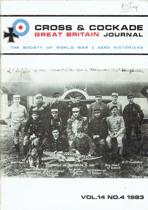 CROSS & COCKADE GREAT BRITAIN JOURNAL: VOLUME 14 NUMBER 4 AUTUMN 1983