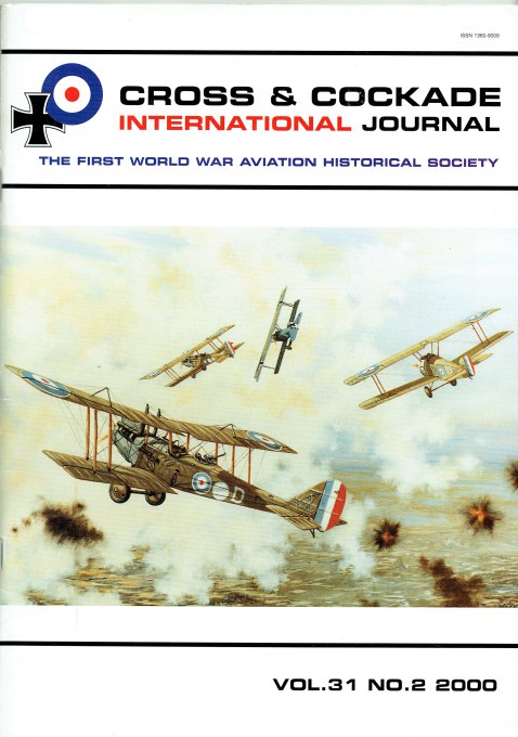 CROSS & COCKADE INTERNATIONAL JOURNAL: VOLUME 31 NUMBER 2 SUMMER 2000