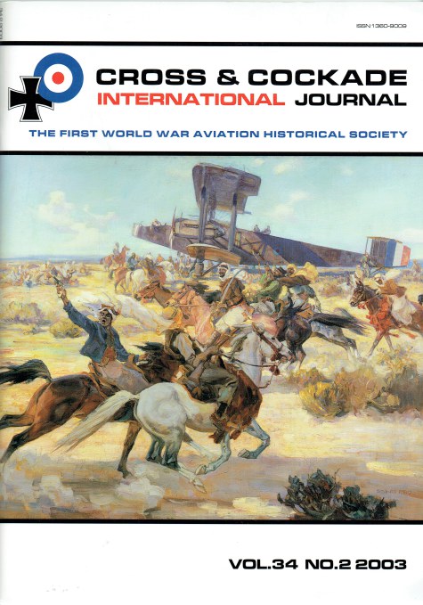 CROSS & COCKADE INTERNATIONAL JOURNAL: VOLUME 34 NUMBER 2 SUMMER 2003