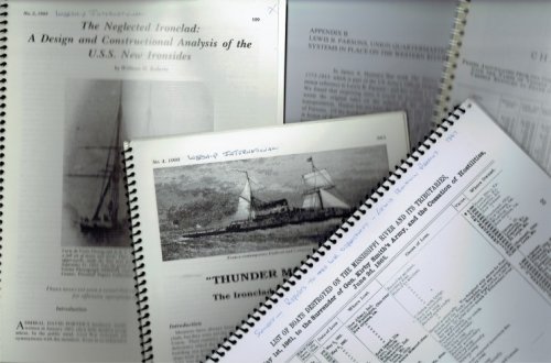 AMERICAN CIVIL WAR : COLLECTION OF 5 NAVAL ARTICLES