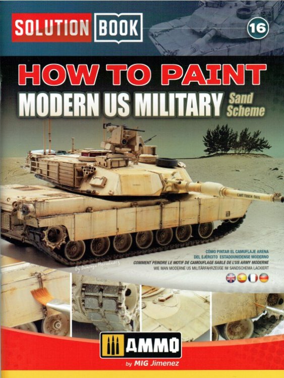 SOLUTION BOOK 16: HOW TO PAINT MODERN US MILITARY SAND SCHEME