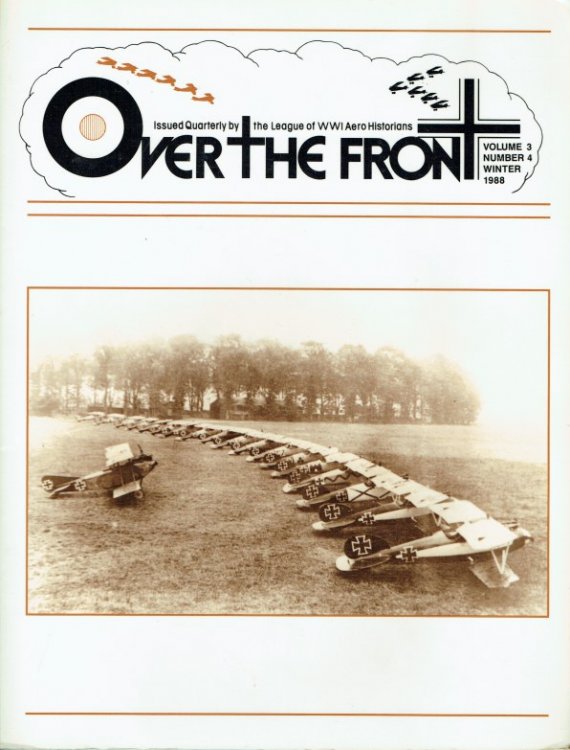 OVER THE FRONT: VOLUME 3. NUMBER 4. WINTER 1988