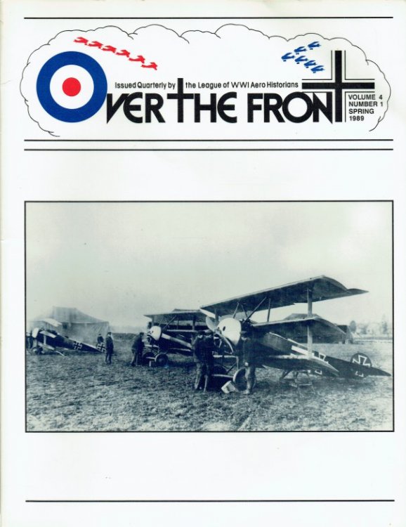 OVER THE FRONT: VOLUME 4. NUMBER 1. SPRING 1989