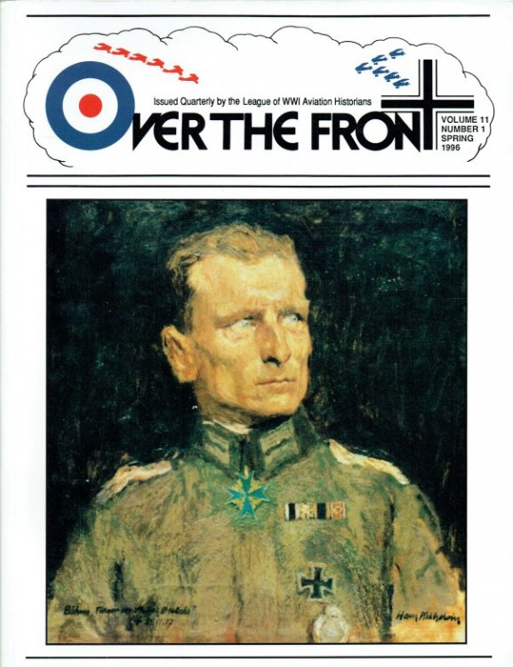 OVER THE FRONT: VOLUME 11. NUMBER 1. SPRING 1996