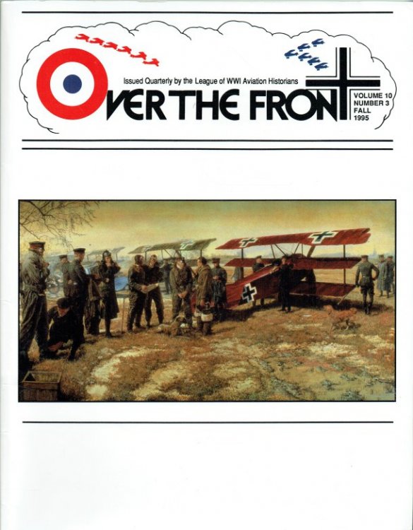 OVER THE FRONT: VOLUME 10. NUMBER 3. FALL 1995