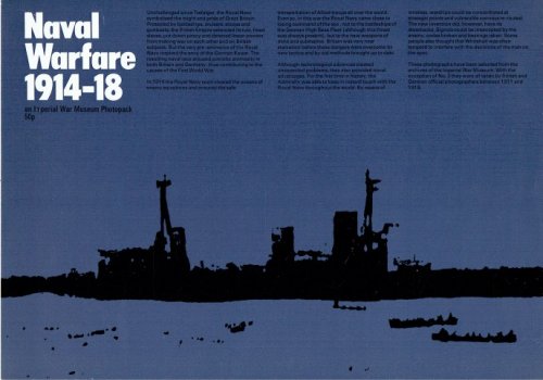 NAVAL WARFARE 1914-18 : AN IMPERIAL WAR MUSEUM PHOTOPACK