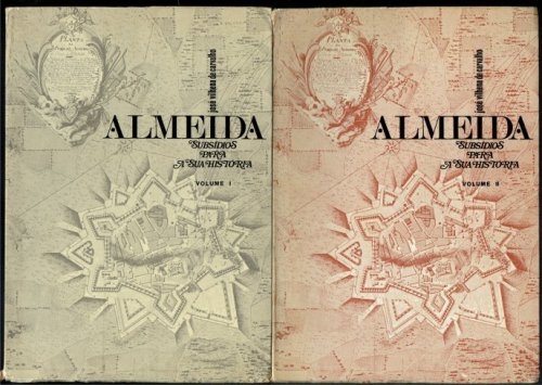 ALMEIDA SUBSIDIOS PARA A SUA HISTORIA (TWO VOLUME SET) (PORTUGUESE TEXT)
