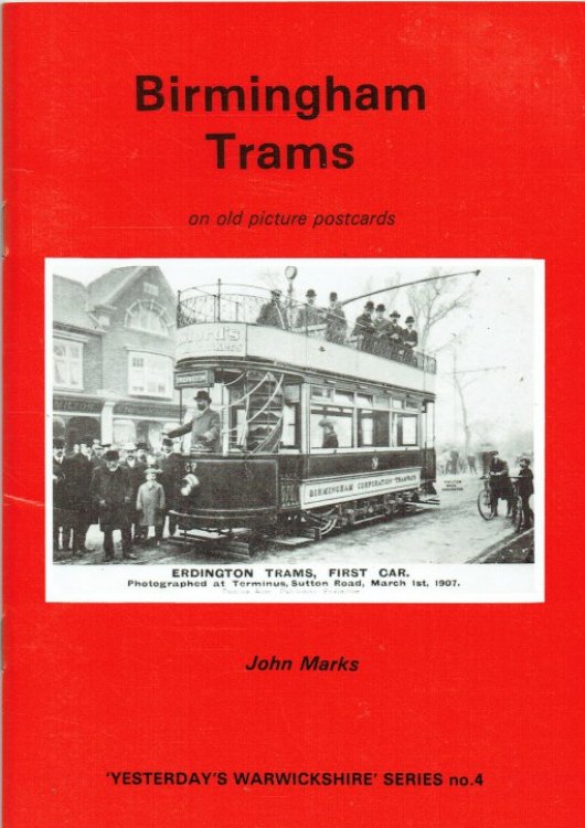 BIRMINGHAM TRAMS ON OLD PICTURE POSTCARDS
