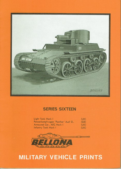 BELLONA MILITARY VEHICLE PRINTS: SERIES SIXTEEN