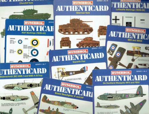 HUMBROL AUTHENTICARD SERIES 1 (WW2 SERIES - BACK ISSUES AVAILABLE)