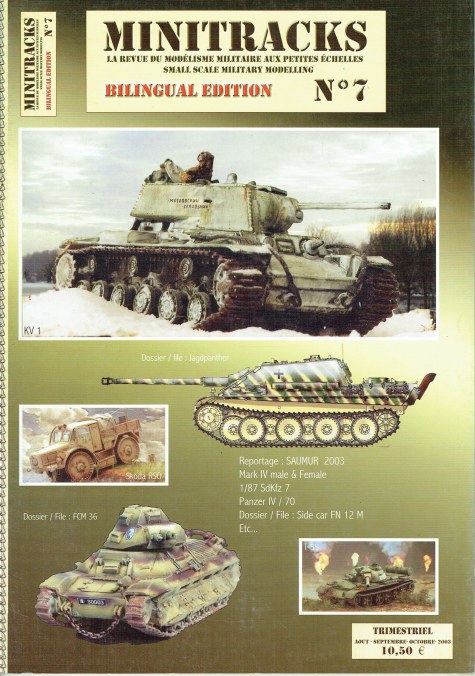 MINITRACKS NO.7 SMALL SCALE MODELLING BILINGUAL EDITION (FIRST SERIES)
