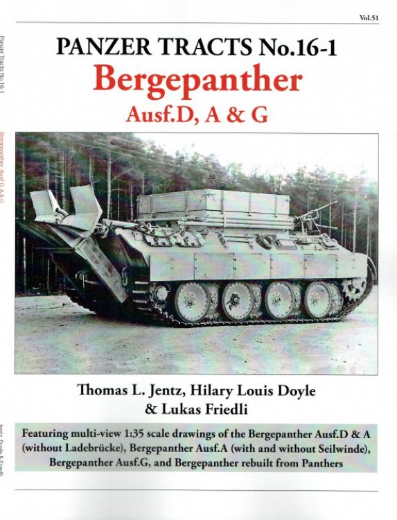 PANZER TRACTS NO. 16-1: BERGEPANTHER AUSF.D,A,G