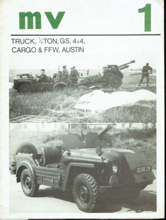 MV 1: TRUCK, 1/4 TON, GS, 4X4, CARGO & FFW, AUSTIN (CHAMP)