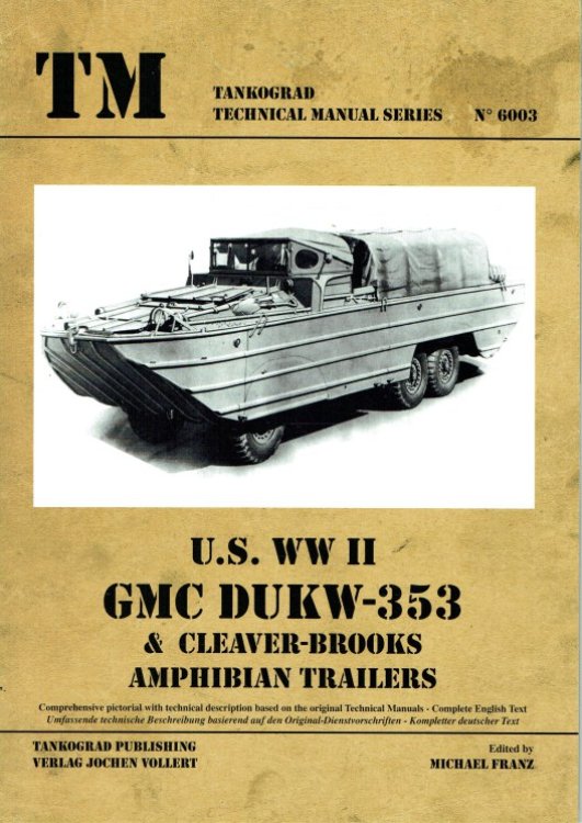 US WWII GMC DUKW-353 & CLEAVER-BROOKS AMPHIBIAN TRAILERS