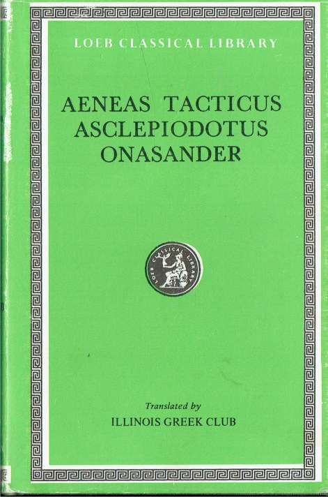 AENEAS TACTICUS ASCLEPIODOTUS ONASANDER