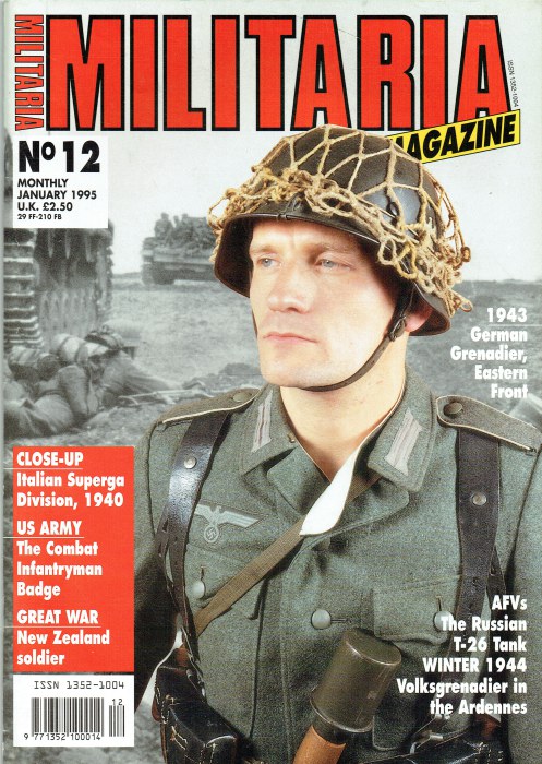 MILITARIA MAGAZINE NO 12 : JANUARY 1995