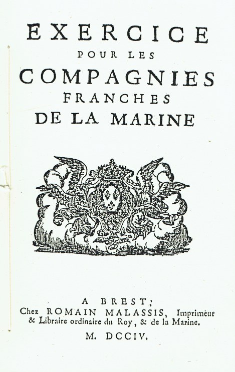 EXERCISE POUR LES COMPAGNIES FRANCHES DE LA MARINE (1704)