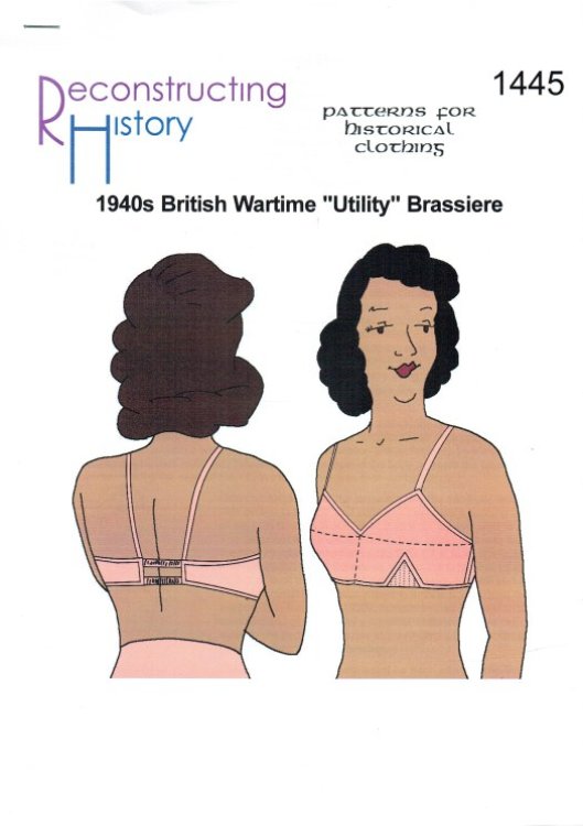 RH1445: 1940S BRITISH WARTIME UTILITY BRASSIERE