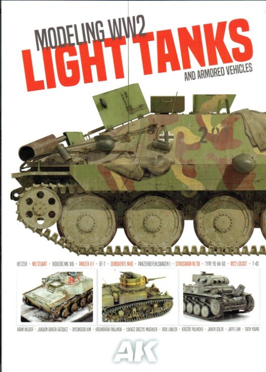 MODELING WW2 LIGHT TANKS AND ARMORED VEHICLES