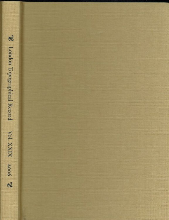 LONDON TOPOGRAPHICAL RECORD VOL.XXIX