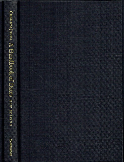 A HANDBOOK OF DATES FOR STUDENTS OF BRITISH HISTORY - NEW EDITION