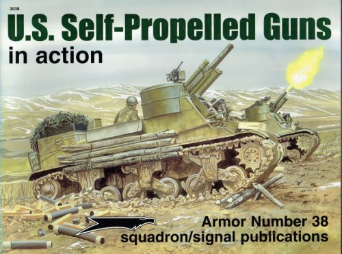 US SELF-PROPELLED GUNS IN ACTION