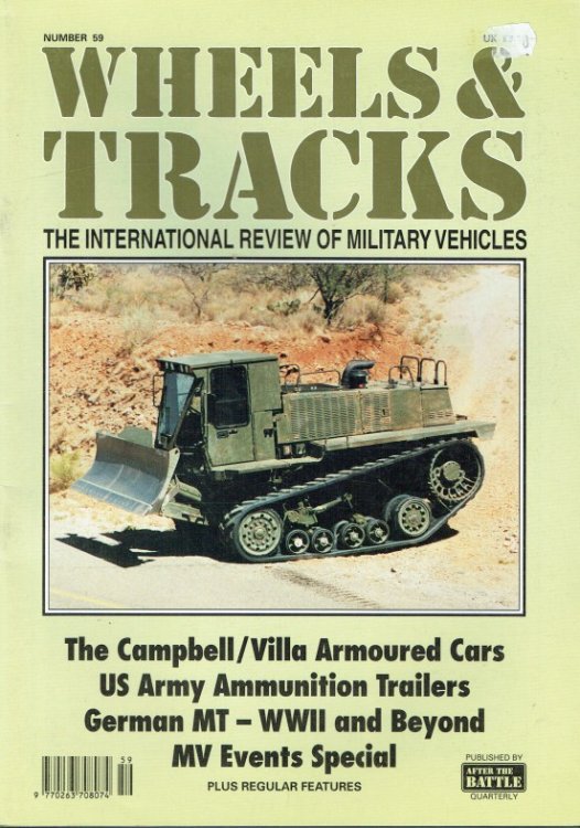 WHEELS & TRACKS: THE INTERNATIONAL REVIEW OF MILITARY VEHICLES: NUMBER 59