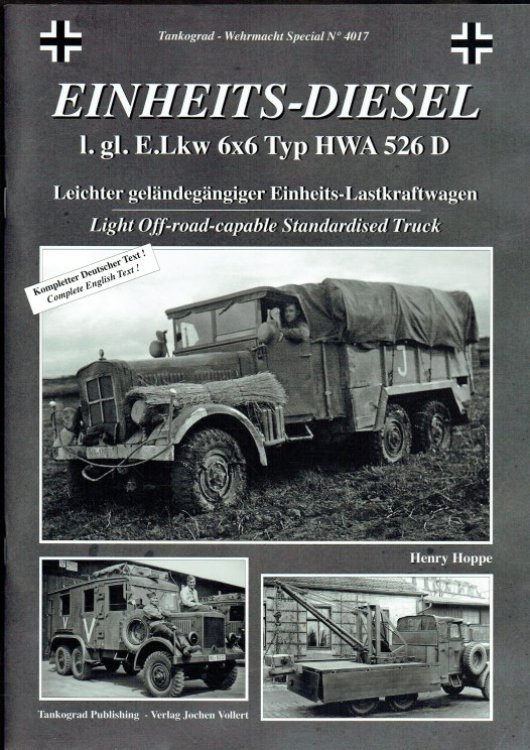 EINHEITS-DIESEL L.GL.E.LKW 6X6 TYP HWA 526D : LIGHT OFF-ROAD STANDARDISED TRUCK