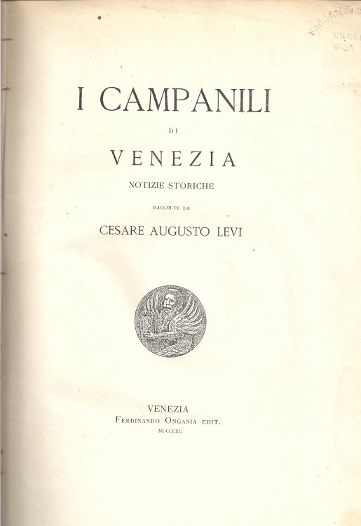 I Campanili di Venezia. Notizie storiche