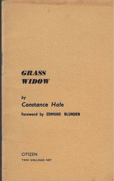 Grass Widow (signed copy)