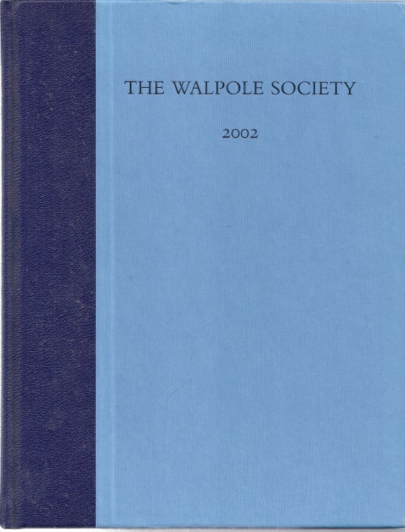 The Sixty-Fourth Volume of the Walpole Society.