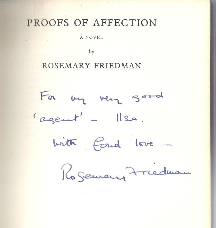 Proofs of Affection [signed copy]
