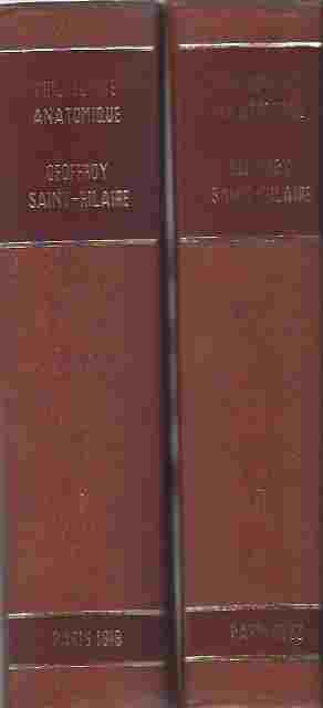 Philosophie Anatomique : Des Organes Respiratoires sous le rapport de la determination et de l'idendite de leurs pieces osseuses. In two volumes