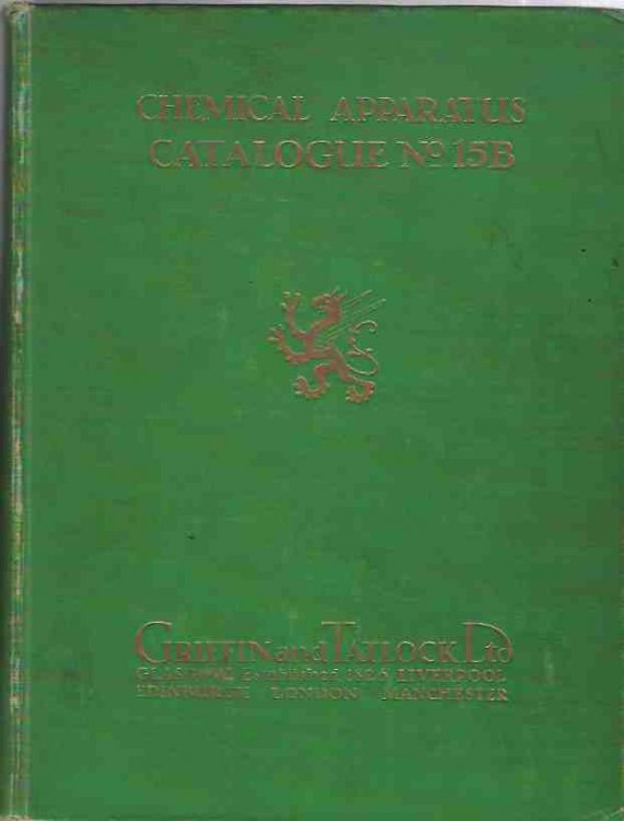 Catalogue of Modern Chemical Apparatus selected for analytical, educational and research laboratories in the practice of inorganic, organic, physical and microchemistry and bacteriology and their industrial applications. Catalogue Number 15B.