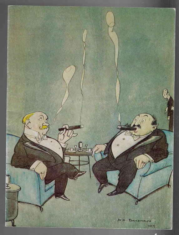 Caricatures by H. M. Bateman Leicester Galleries Exhibition 1974