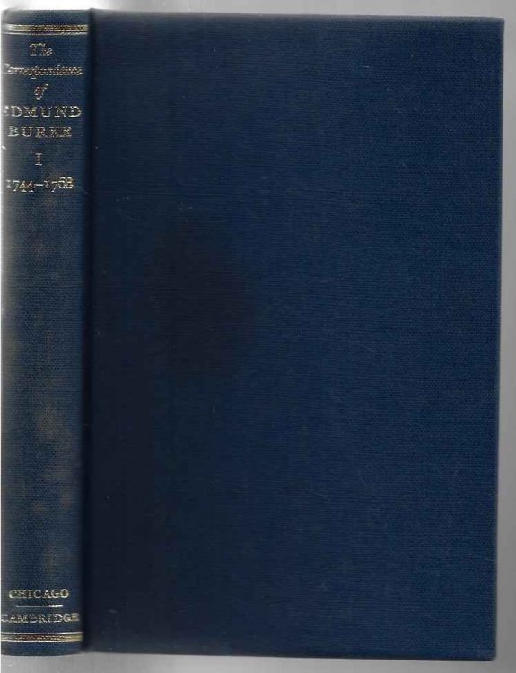 The Correspondence of Edmund Burke Volume 1, 1744-1768