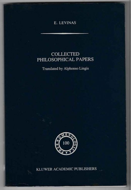 Emmanuel Levinas - Collected Philosophical Papers