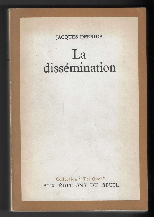 La Dissmination Collection 'Tel Quel'