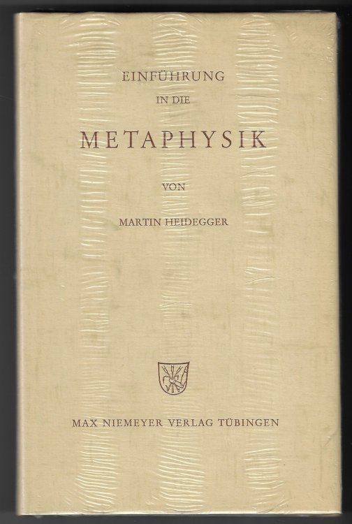 Einfhrung in Die Metaphysik