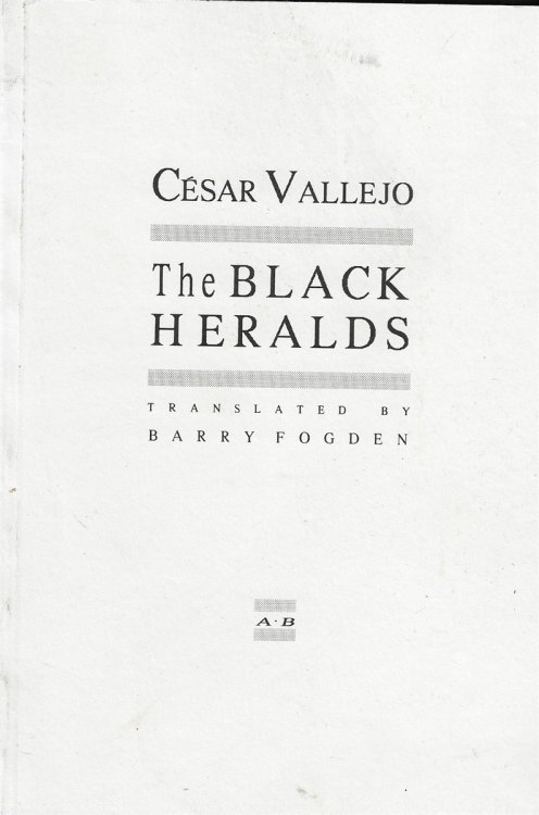 The Black Ballad Los Heraldos Negros