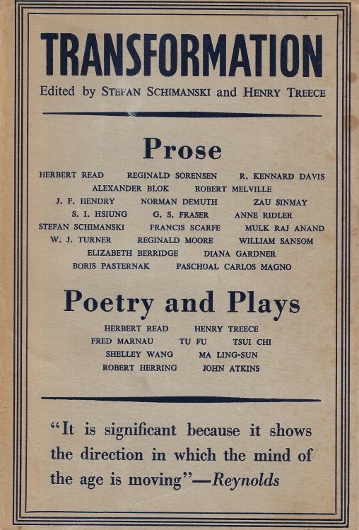 Transformation Prose, Poetry and Plays