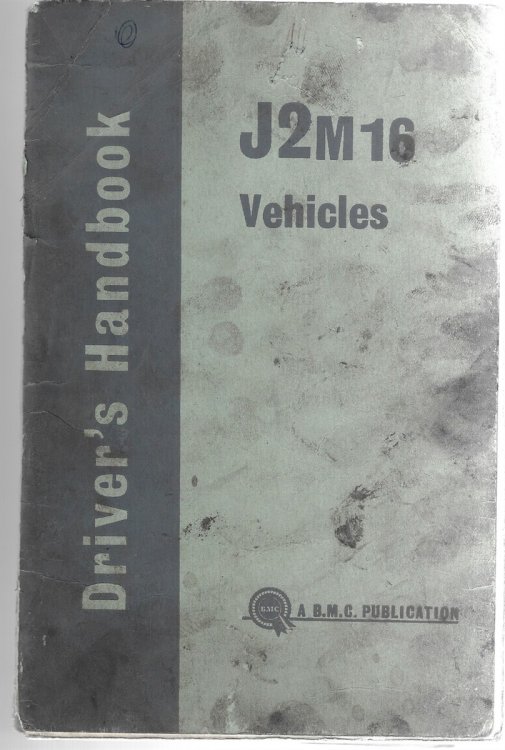 Driver's Handbook. J2M16 Vehicles