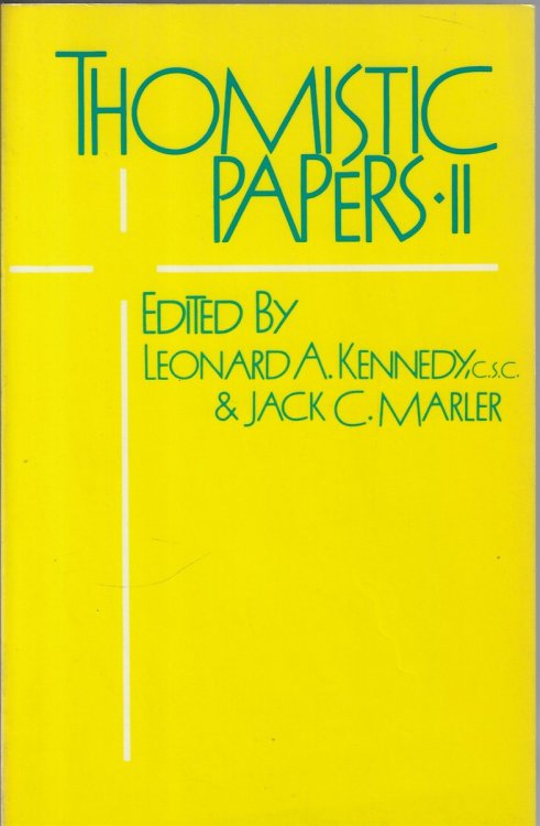Thomistic Papers II