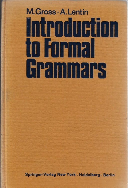 Introduction to Formal Grammars