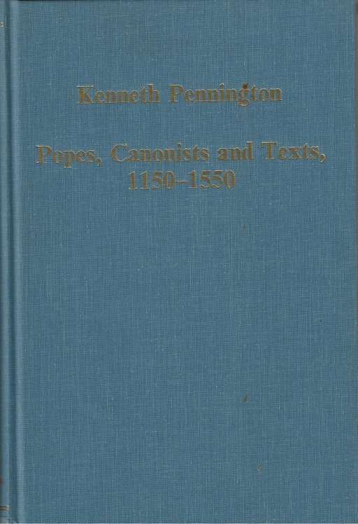 Popes, Canonists and Texts, 11501550